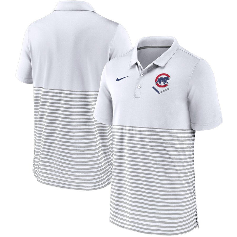 Camisa Polo Nike Chicago Cubs - Branca