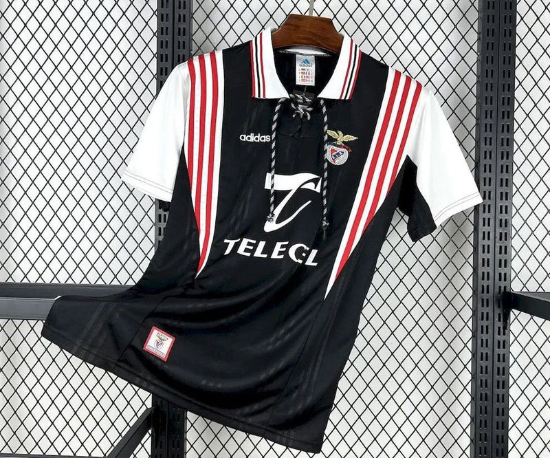 Camisola retrô preta alternativa 1997/98