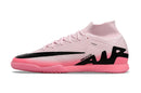 Chuteira Futsal Nike Air Zoom Mercurial Superfly 9 Elite IC Rosa e Preto "Mad Brilliance Pack"