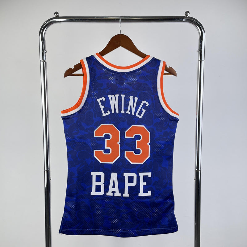 Regata Swingman BAPE X New York Knicks Mitchell & Ness Hardwood Classics 1991/92