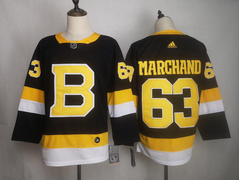 Camisa NHL Boston Bruins Jersey Preta Alternativa
