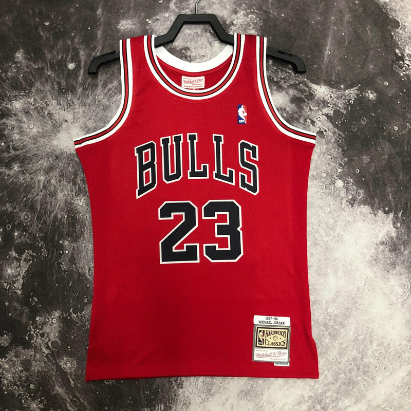 Regata Swingman Chicago Bulls Mitchell & Ness Hardwood Classics 1997/98 Vermelha