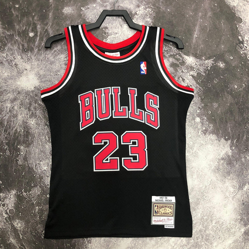 Regata Swingman Chicago Bulls Mitchell & Ness Hardwood Classics 1997/98 Preta