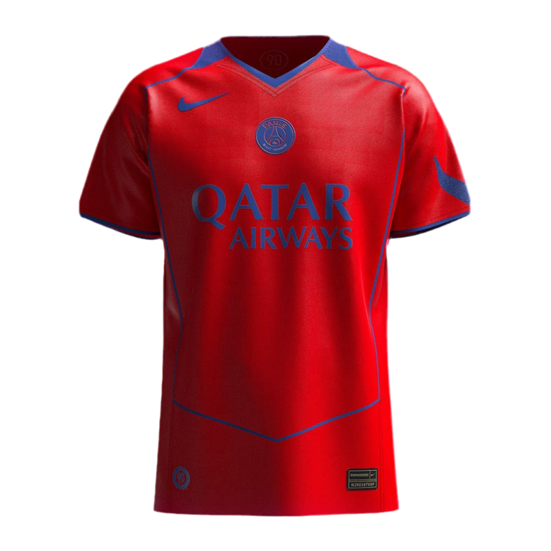 Camisola PSG total 90 alternativa 2025/26 vermelha - LANÇAMENTO