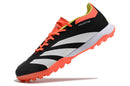 Chuteira Society Adidas Predator Elite TF Preta, Laranja e Branco "Solar Energy"