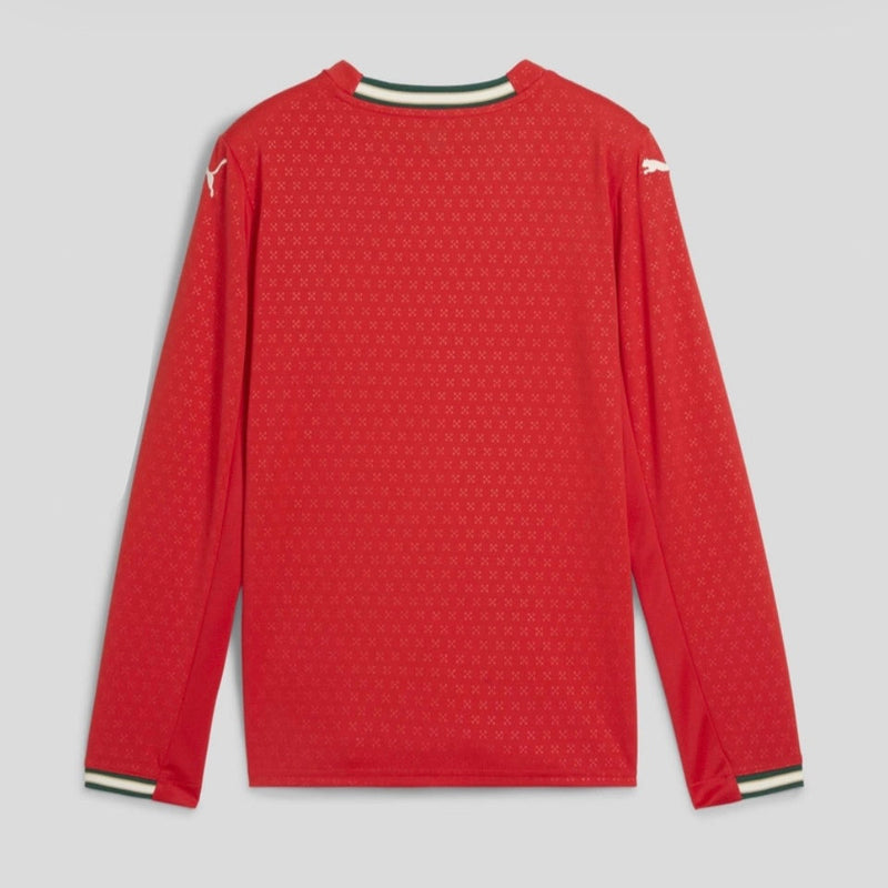 Camisola Seleção Portugal vermelha principal 2025 - MANGA LONGA PUMA