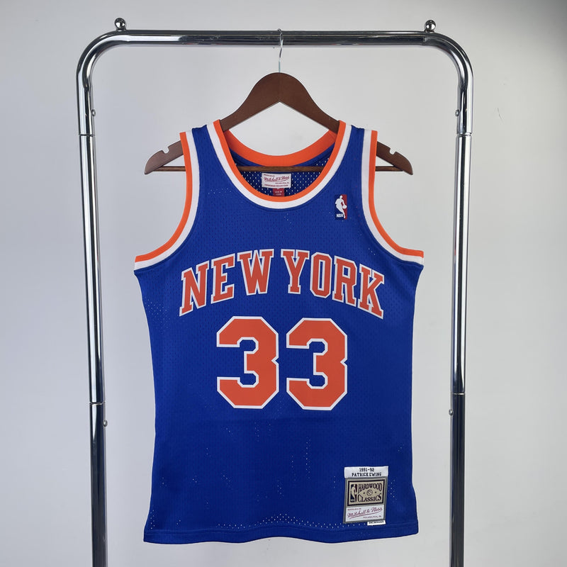 Regata Swingman New York Knicks Mitchell & Ness Hardwood Classics 1991/92 Azul