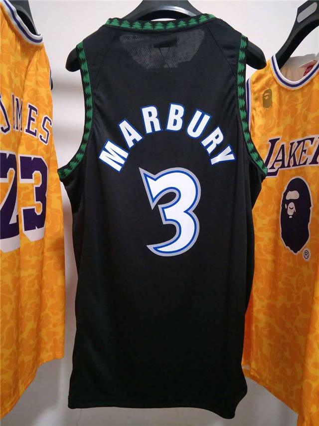 Regata Swingman Minnesota Timberwolves Mitchell & Ness Branca Hardwood Classics 1997/98