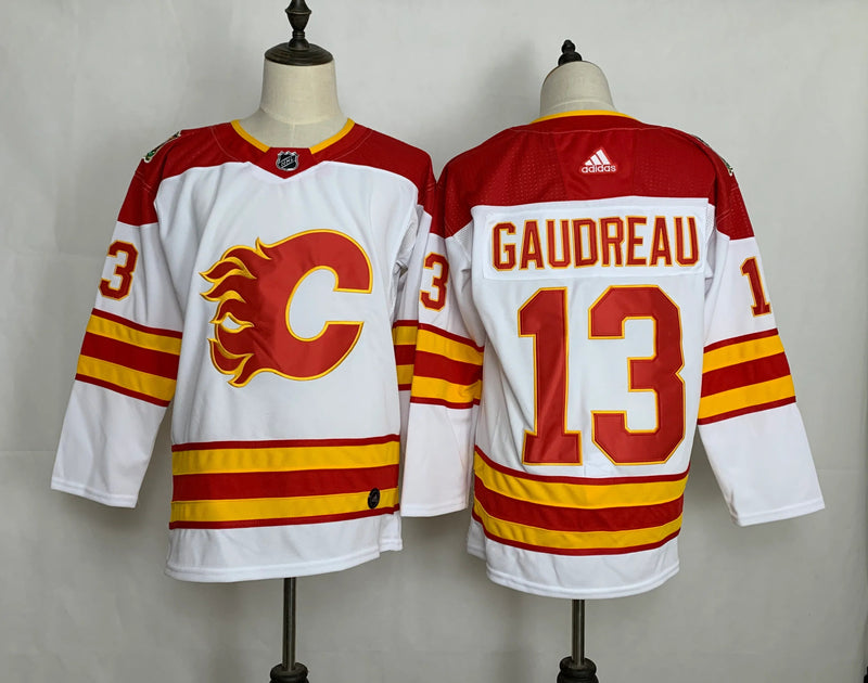 Camisa NHL Calgary Flames Jersey Branca