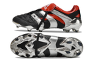 Chuteira Campo Adidas Predator Precision FG Preta e Vermelha "25th Anniversary Edition"
