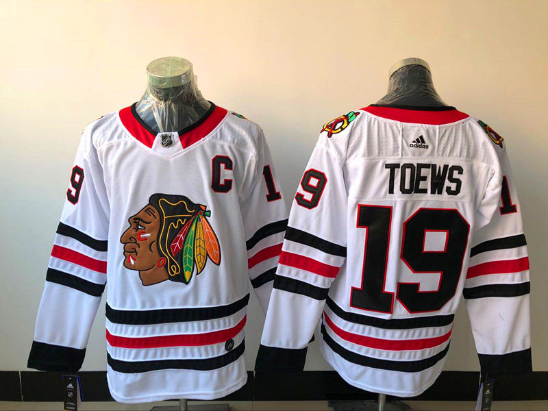 Camisa NHL Chicago Blackhawks Jersey Branca