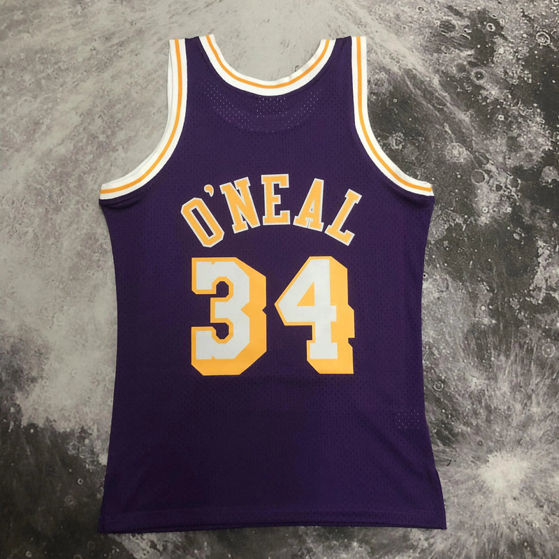 Regata Swingman Los Angeles Lakers Mitchell & Ness Roxa Hardwood Classics 1996/97