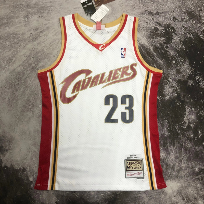 Regata Swingman Cleveland Cavaliers Mitchell & Ness Branca Hardwood Classics 2003/04