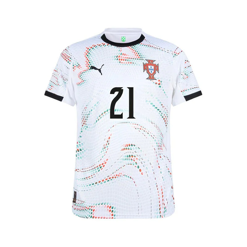 Camisola DIOGO J 21 Seleção Portugal branca alternativa 2025 - PUMA