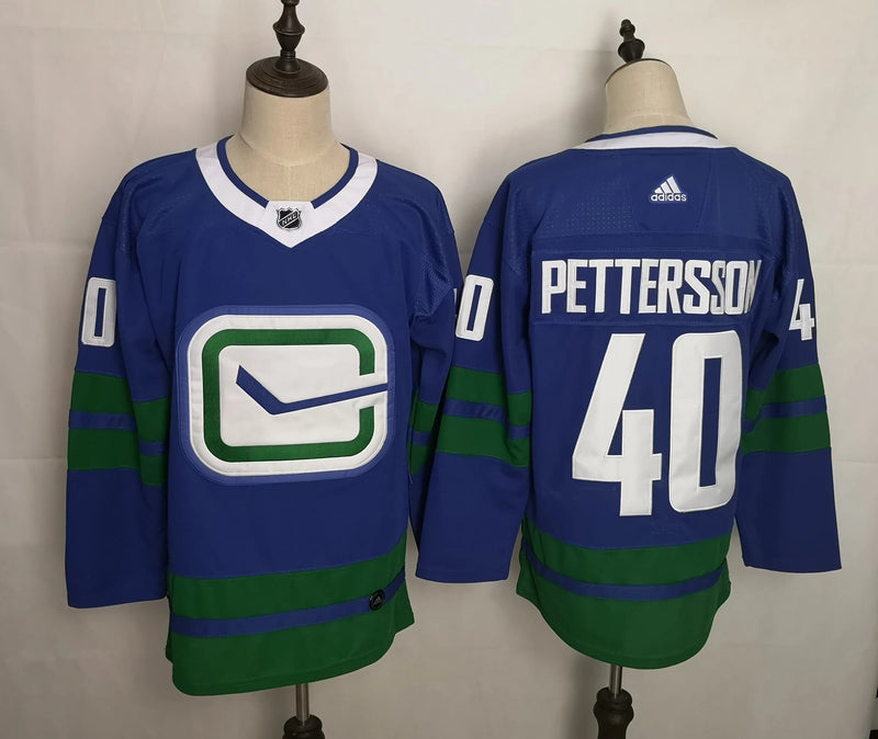 Camisa NHL Vancouver Canucks Jersey Azul/Verde