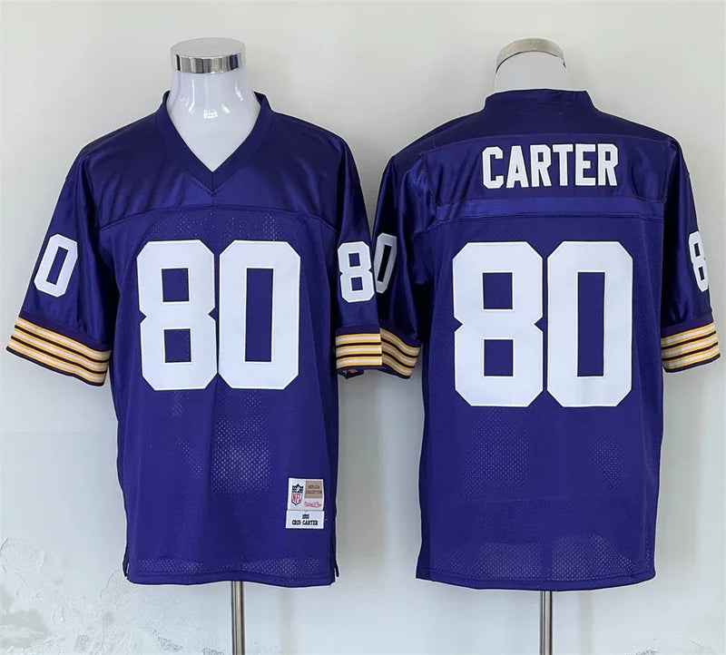 Jersey Minnesota Vikings Mitchell & Ness Throwback Roxa