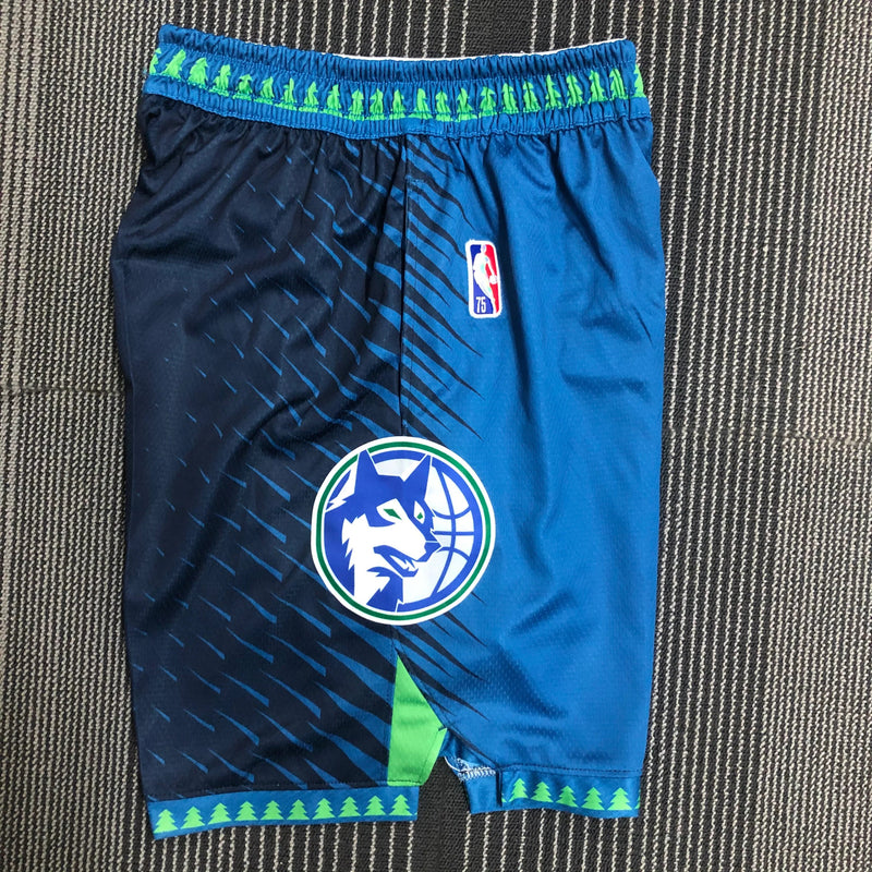 Short Minnesota Timberwolves City Edition Diamante 75th
