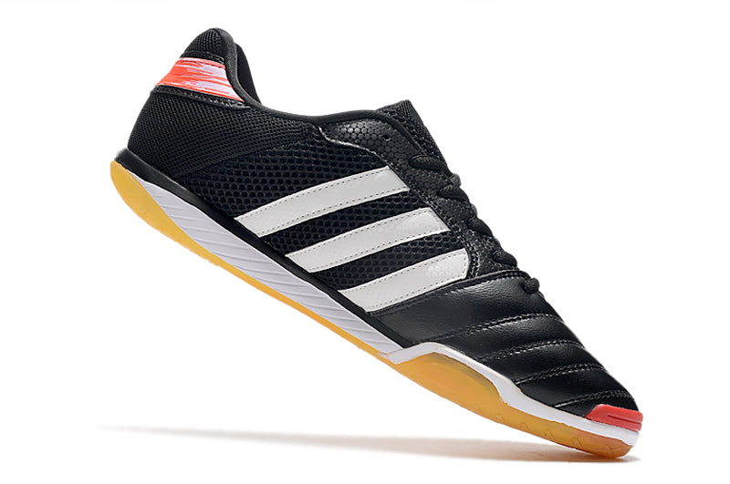 Chuteira Futsal Adidas Top Sala IC Preta e Branca
