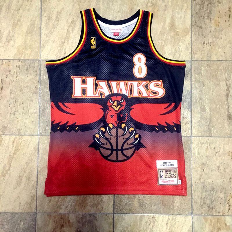 Regata Authentic Atlanta Hawks Mitchell & Ness Hardwood Classics 1996/97