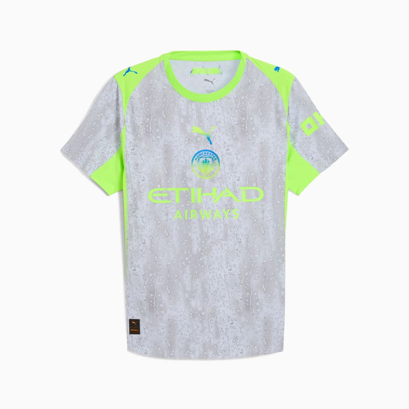 Camisola Manchester City alternativa cinza 2025/26