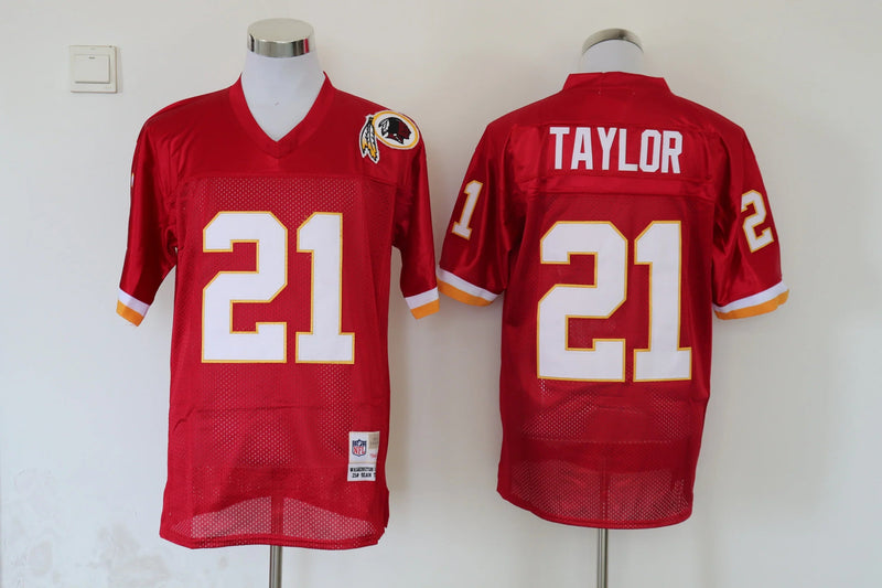 Jersey Washington Redskins Mitchell & Ness Throwback Vermelha