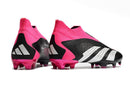 Chuteira Campo Adidas Predator Accuracy+ FG Rosa e Preto "Own You Football Pack"