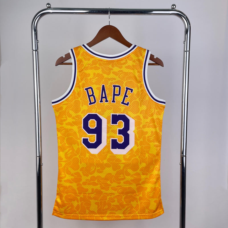 Regata Swingman BAPE X Los Angeles Lakers Mitchell & Ness Hardwood Classics 1996/97