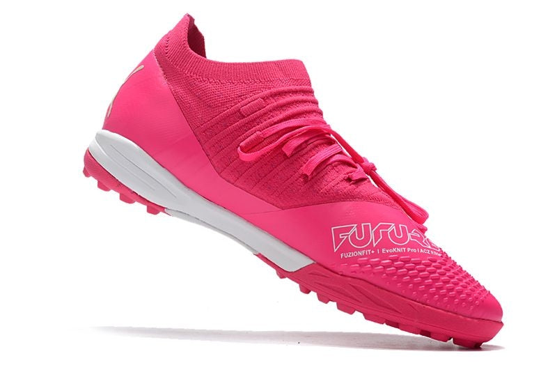 Chuteira Society Puma Future Z 1.3 TF Rosa