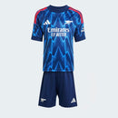 Conjunto Infantil away azul 2025/26