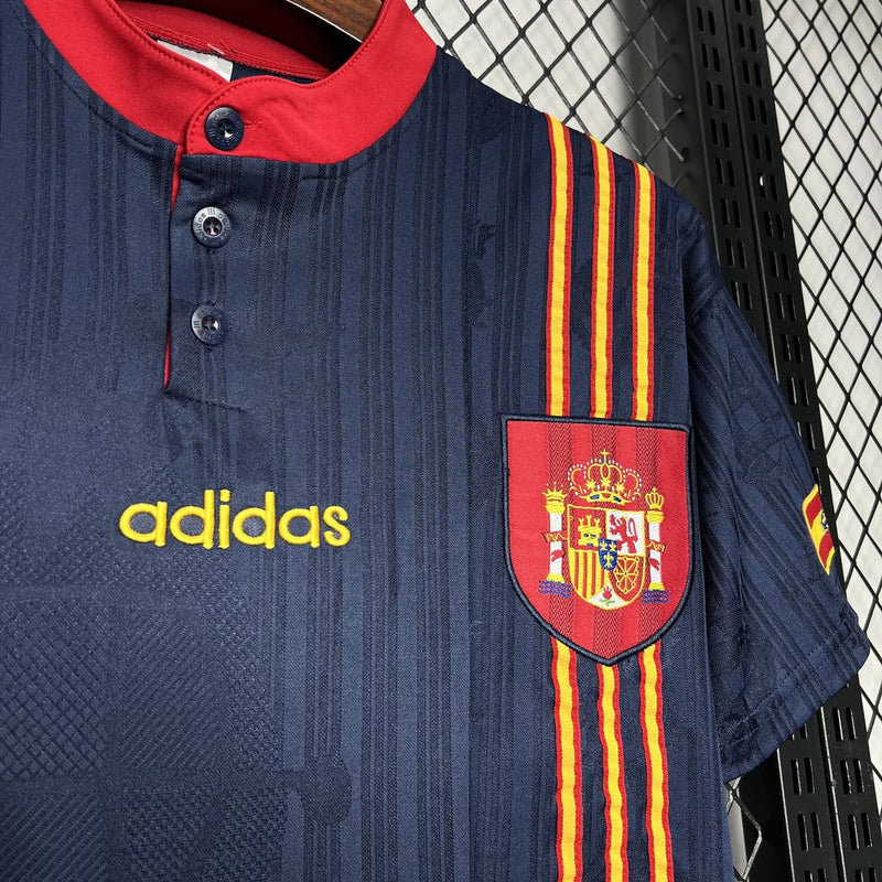 Camisola Retrô Espanha Away 1996