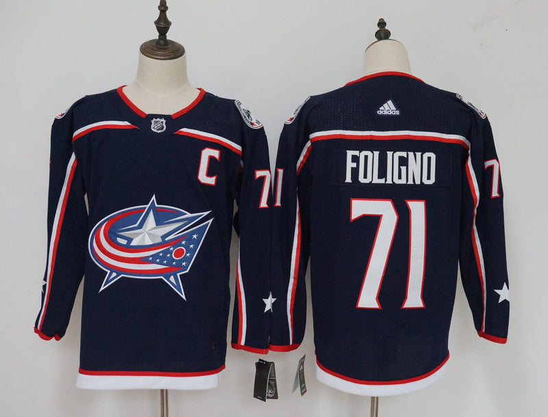 Camisa NHL Columbus Blue Jackets Jersey Azul