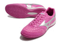 Chuteira Futsal Mizuno Morelia Sala IC Rosa e Prata