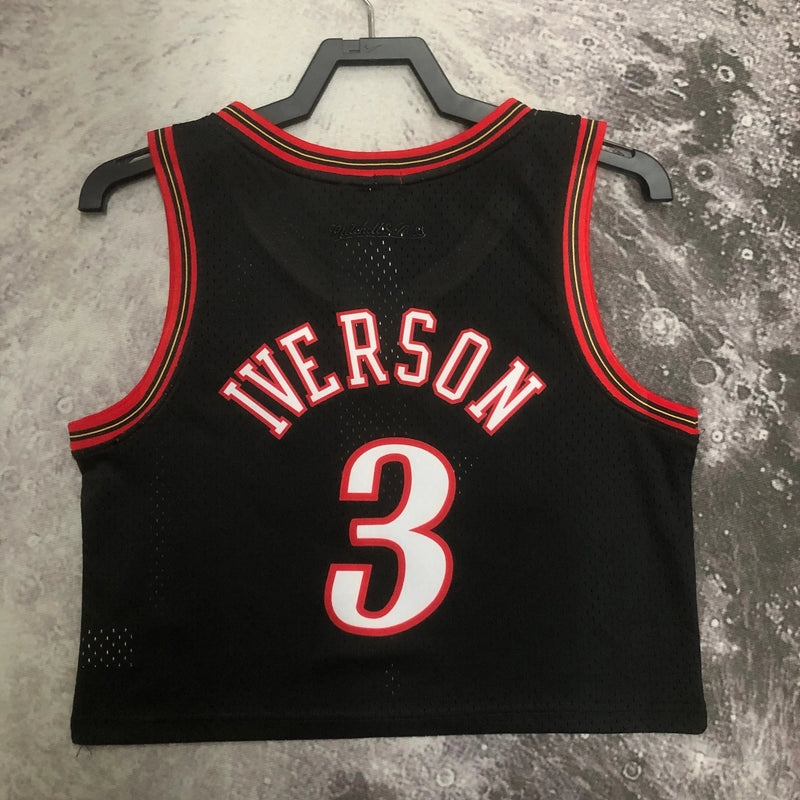 Regata Cropped Allen Iverson Philladelphia 76ers Mitchell & Ness Hardwood Classics