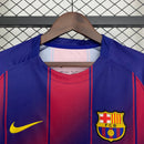 Camisola Barcelona home azul e vermelho 2025/26