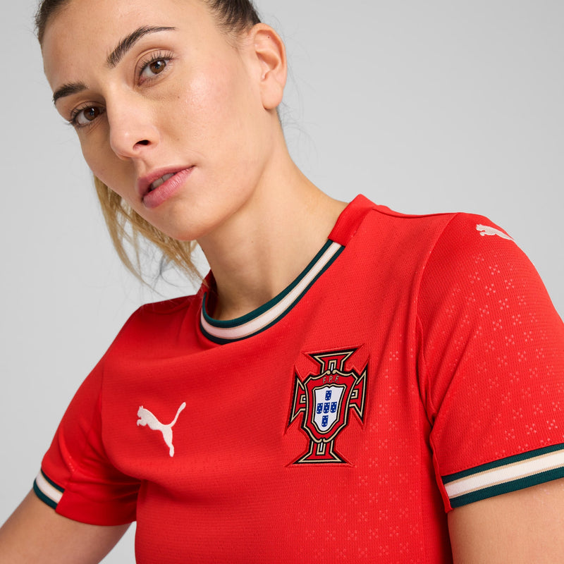 Camisola Feminina Seleção Portugal vermelha principal 2025 - PUMA