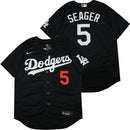 Camisa MLB Los Angeles Dodgers Jersey Preta Authentic