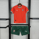 Conjunto infantil Seleção Portugal vermelho principal 2025 - PUMA
