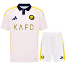 Conjunto infantil Al Nassr branco 2025/26