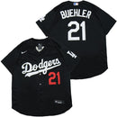 Camisa MLB Los Angeles Dodgers Jersey Preta Authentic