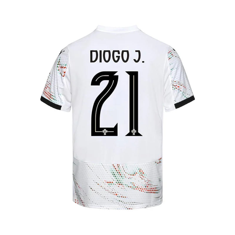 Camisola DIOGO J 21 Seleção Portugal branca alternativa 2025 - PUMA