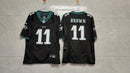 Jersey Juvenil Philadelphia Eagles Vapor F.U.S.E. Limited Preta