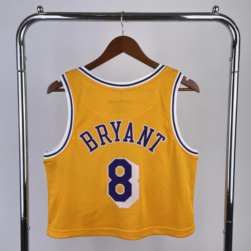 Regata Cropped Kobe Bryant Los Angeles Lakers Mitchell & Ness Hardwood Classics