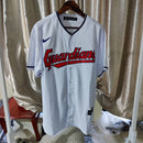 Camisa MLB Cleveland Guardians Jersey Branca Torcedor