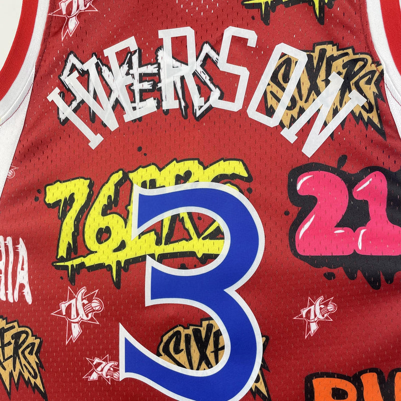 Regata Swingman Slap Sicker Philadelphia 76ers Mitchell & Ness 1996/97