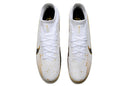 Chuteira Campo Nike Air Zoom Mercurial Superfly 9 Elite FG Branca, Preta e Dourada