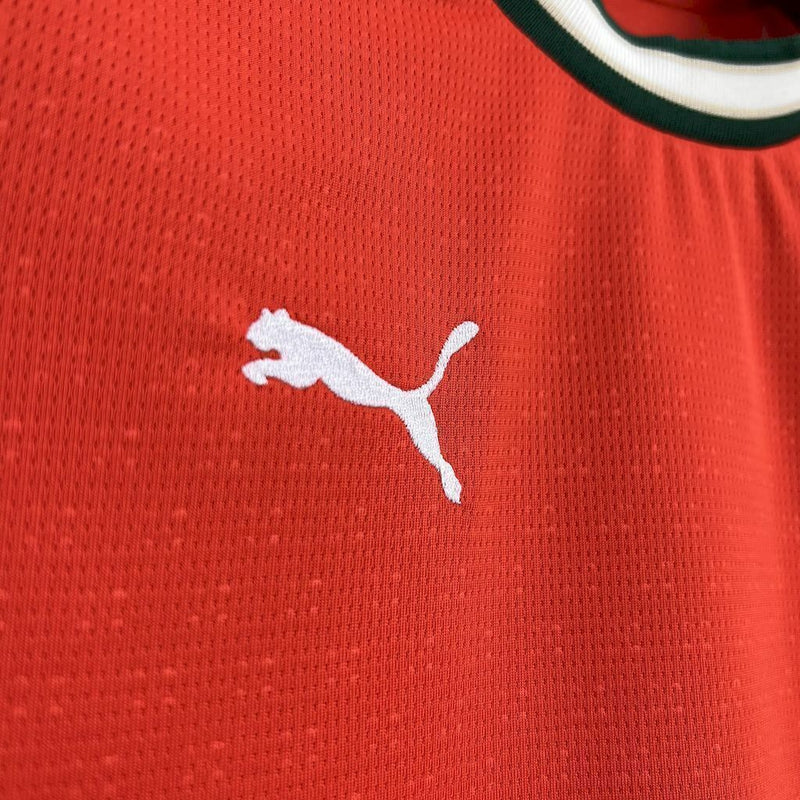 Conjunto infantil Seleção Portugal vermelho principal 2025 - PUMA