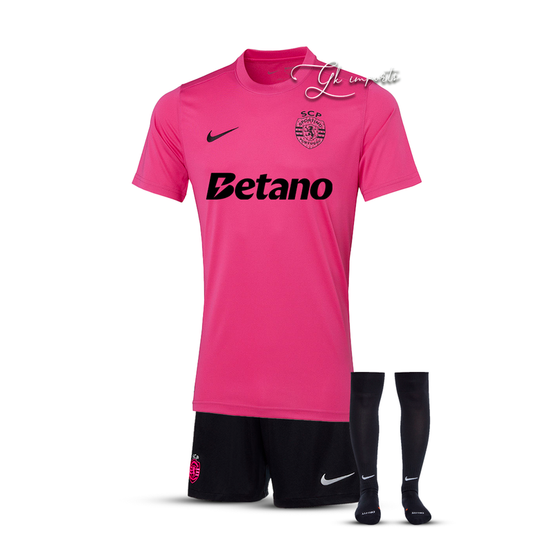 Conjunto infantil COM MEIAS OCTUBER PINK 2024/25 - rosa