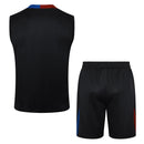Conjunto Barcelona Treino Regata 24/25 - Preto
