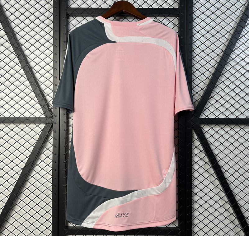 Camisola retrô rosa alternativa 2007/2008