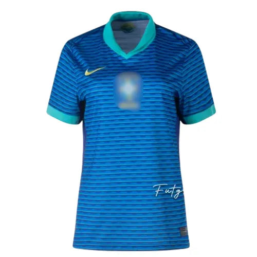 Camisa Brasil Feminina Away 2024 - Azul